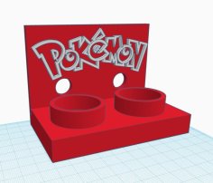 Pokeball Plus Dockingstation Stand For Two 3D Printer Model