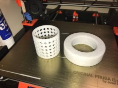 Floating Aquraium Planter 2-piece (Threaded) Small 3D Printer Model