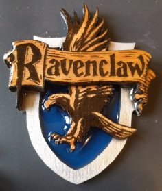 Laser Cut Ravenclaw Badge