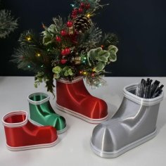 Holiday Children Boot Planter / Container 3D Printer Model