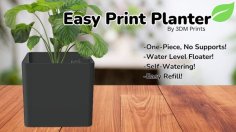 Easy Print Planter 3D Printer Model