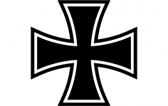 File dxf Iron Cross