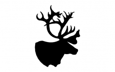 Deer Head dxf File