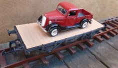 Flatcar Scale 1:32 3D Printer Model