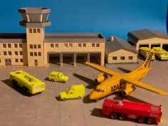 Airfield Fire Engine (z-scale) 3D Printer Model