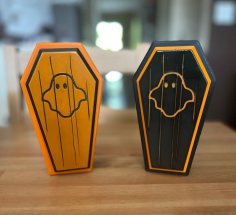 Halloween Ghost Topper For Twist Lock Coffin 3D Printer Model