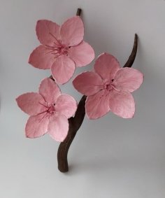 Cherry Blossom Branch 3D Printer Model