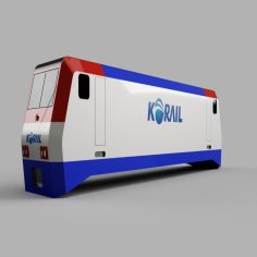 Korail Electric Locomotive Series 8200 3D Printer Model