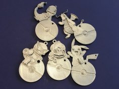 Pokemon Keychains 3D Printer Model