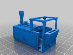 Locomotive Cab For Egger Bahn Hoe- Jouef Old Days- 3D Printer Model