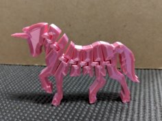 Flexi Unicorn (Single Extrusion) 3D Printer Model