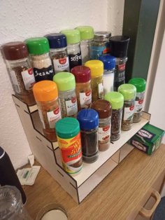 Laser Cut Spice Rack 3mm