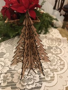 Laser Cut Christmas Tree SVG File