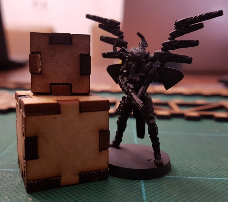 Laser Cut Crates For 28mm Games SVG File