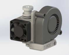 E3D Fan With Integrated Layer-fan 3D Printer Model