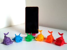 Cute Fishes – Phone Stand / Card Holder 3D Printer Model