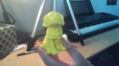 Dog (Golden Retriever, Golden Doodle) Puppy 3D Printer Model