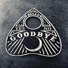 Spooky Ouija Planchette Coasters 3D Printer Model