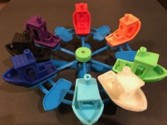 3D Benchy Carousel (stackable) 3D Printer Model