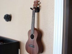 Ukulele/Guitar Wall Mount 3D Printer Model