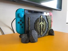 SWITCH DOCK COVER – ZELDA TEARS OF THE KINGDOM 3D Printer Model