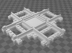 Lego Train Track Crossings (all Not Mine) 3D Printer Model