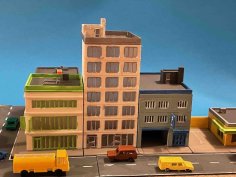 Modern Urban Building 3 – Apartment Building (z-scale) 3D Printer Model