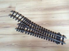 45mm Turnout For Garden Railway Track System 3D Printer Model