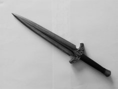 Skyrim Steel Dagger 3D Printer Model