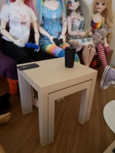 Two Nesting Coffee Tables BJD Doll (SmartDoll) 3D Printer Model