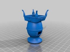 Dollhouse Pot-belly Stove 3D Printer Model