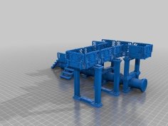 Modular Terrain Set (pipes And Walkways) 3D Printer Model