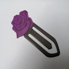 Rose Bookmark 3D Printer Model