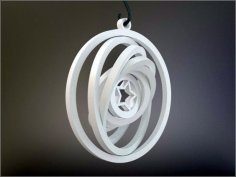 Yet Another Gyroscopic Christmas Ornament 3D Printer Model