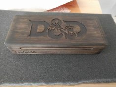 D&D / RPG – Hero, Dice And Pencil Vault / Case 3D Printer Model