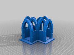 Gothic Arch Shrine 3D Printer Model