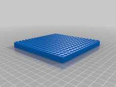 16×16 Building Brick/Block Baseplate 3D Printer Model