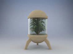 Mini Greenhouse 3D Printer Model