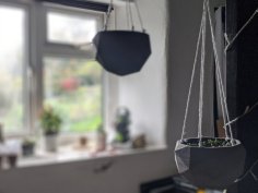 Low Poly Hanging Planter 3D Printer Model