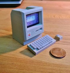 Mini Apple Macintosh 3D Printer Model