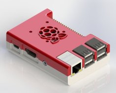 Raspberry Pi B+ Case With Fan 3D Printer Model