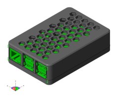 Raspberry Pi 2/B+ Case 3D Printer Model