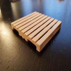 Pallet Coffee Coaster 3D Printer Model