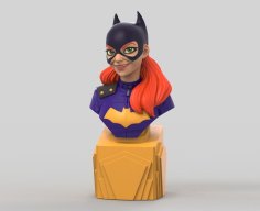 Batgirl Bust 3D Printer Model