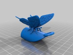 Butterfly Lip Balm Holder 3D Printer Model