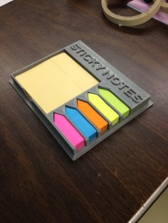 Ultimate Sticky Note Holder 3D Printer Model