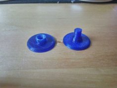 Threaded Fidget Spinner Caps (Twist Together!) 3D Printer Model