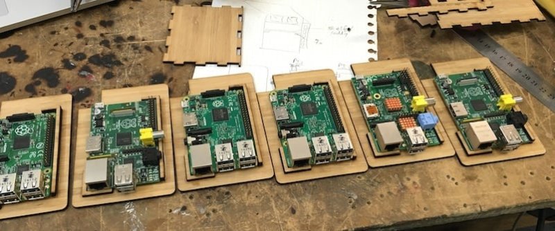 Laser Cut Raspberry Pi Cluster