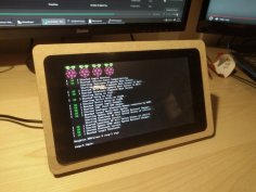 Laser Cut Raspberry PI 7″ Display Stand