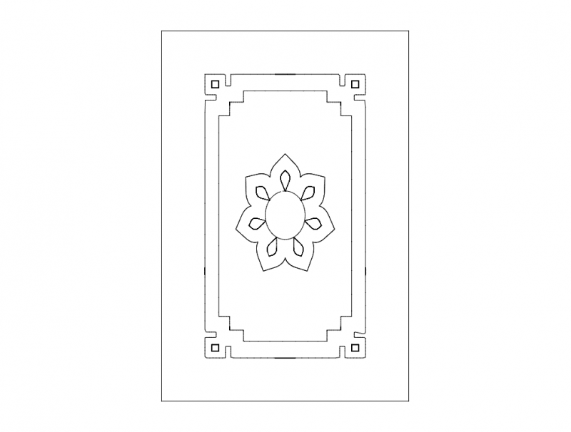 План дверей в формате dxf